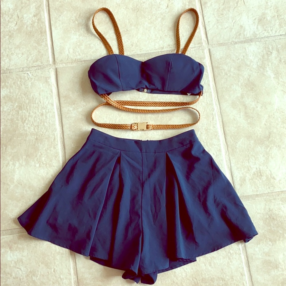 Navy blue rope set